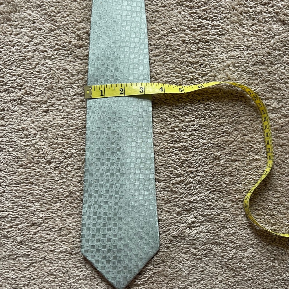 Mint Green 100% Sill Kings Size Tie - Picture 9 of 9